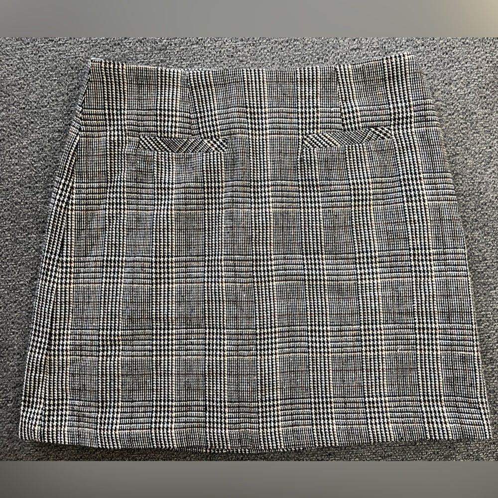 Plaid Pencil Skirt